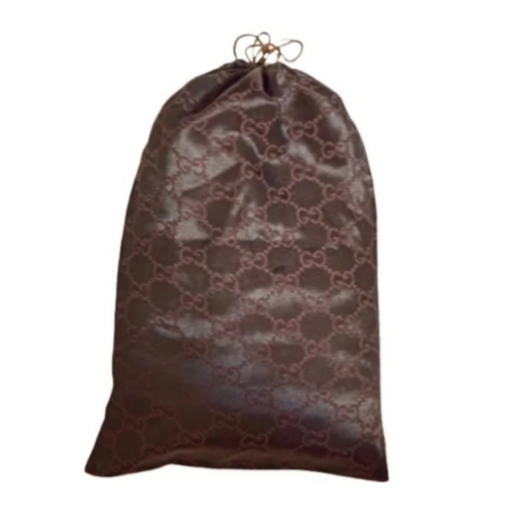 Gucci Authentic Monogram Drawstring Viscose-Blend… - image 1